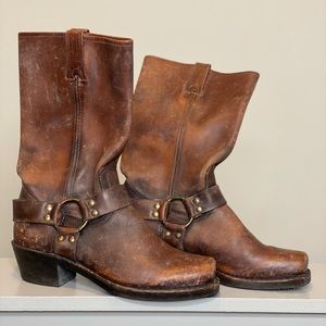 Frye Mid Height Harness Motorcycle Boot size 8
